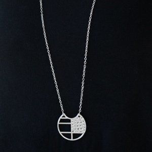 Paparazzi Abstract Aztec Silver Necklace and Earring Set